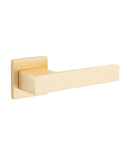 Ручки стандарт Ручка дверная Code Deco на квадратном основании H-30115-A-GMS 